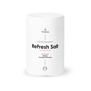 ReFresh Salt Grapefruit Foot&amp;Body; Veganer reinigender und erfrischender Reiniger; Podotherapie Yokaba 1000 g