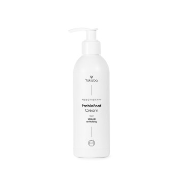 PrebioFoot Vegane revitalisierende Fußcreme Podotherapie Yokaba 240 ml