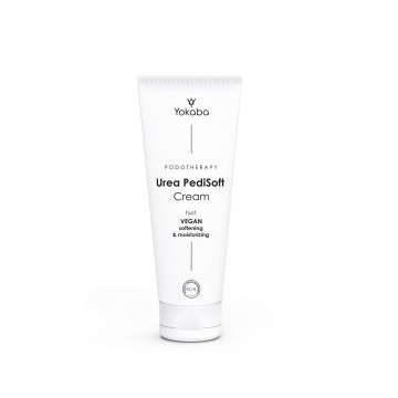 Vegane,  hautberuhigende und feuchtigkeitsspendende Fußcreme mit Harnstoff PediSoft Podotherapie Yokaba 75 ml