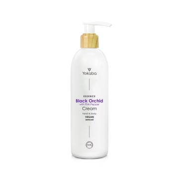 Hand- und Körpercreme Black Orchid mit rosa Pfeffer Sensual Essence Yokaba 240 ml