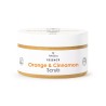 Peeling mit Orange und Zimt für Hände und Körper Glättende Essenz Vegan Yokaba 250 g