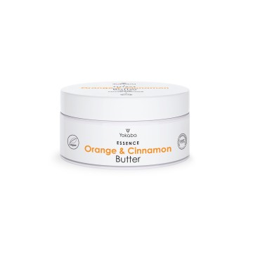 Intensiv feuchtigkeitsspendende vegane Hand- und Körperbutter Orange &amp; Zimt Essence Yokaba 200 ml