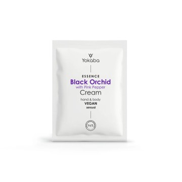 Black Orchid mit rosa Pfeffer Hand- und Körpercreme Sinnliche Essenz Yokaba – 2-ml-Beutel