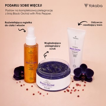 Black Orchid with pink Scrub Essence Yokaba 250 g