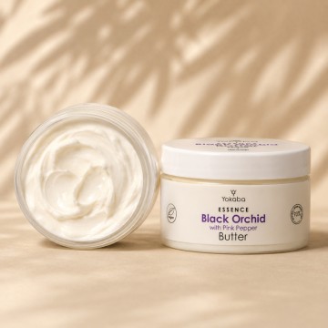 Black Orchid with Pink Pepper Butter hand &amp; body Vegan instensely moisturizing Essence Yokaba 200ml