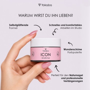 ICON UV/LED GEL 50 ML YOKABA - 05 Beige Diamond