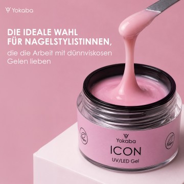 ICON UV/LED GEL 50 ML YOKABA - 06 Pink Diamond