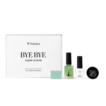 ByeBye Repair System Kit zum Wiederaufbau und zur Stärkung der natürlichen Nägel Yokaba