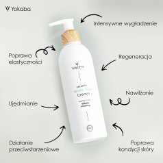 White Tea Cream hand&body vegan smoothing Essence Yokaba 240 ml