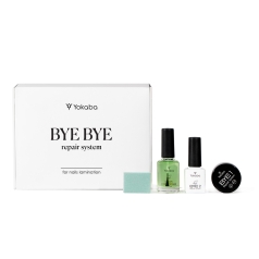 Zestaw ByeBye Repair System odbudowy paznokci, wzmocnienie naturalnych paznokci Yokaba