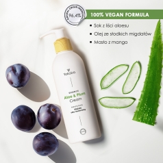Aloe&Plum Cream Hand&Body Vegan Ultra Moisturizing Essence Yokaba 240 ml