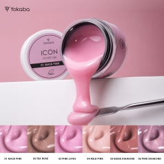 ICON UV/LED GEL 50 ML YOKABA - 06 Pink Diamond
